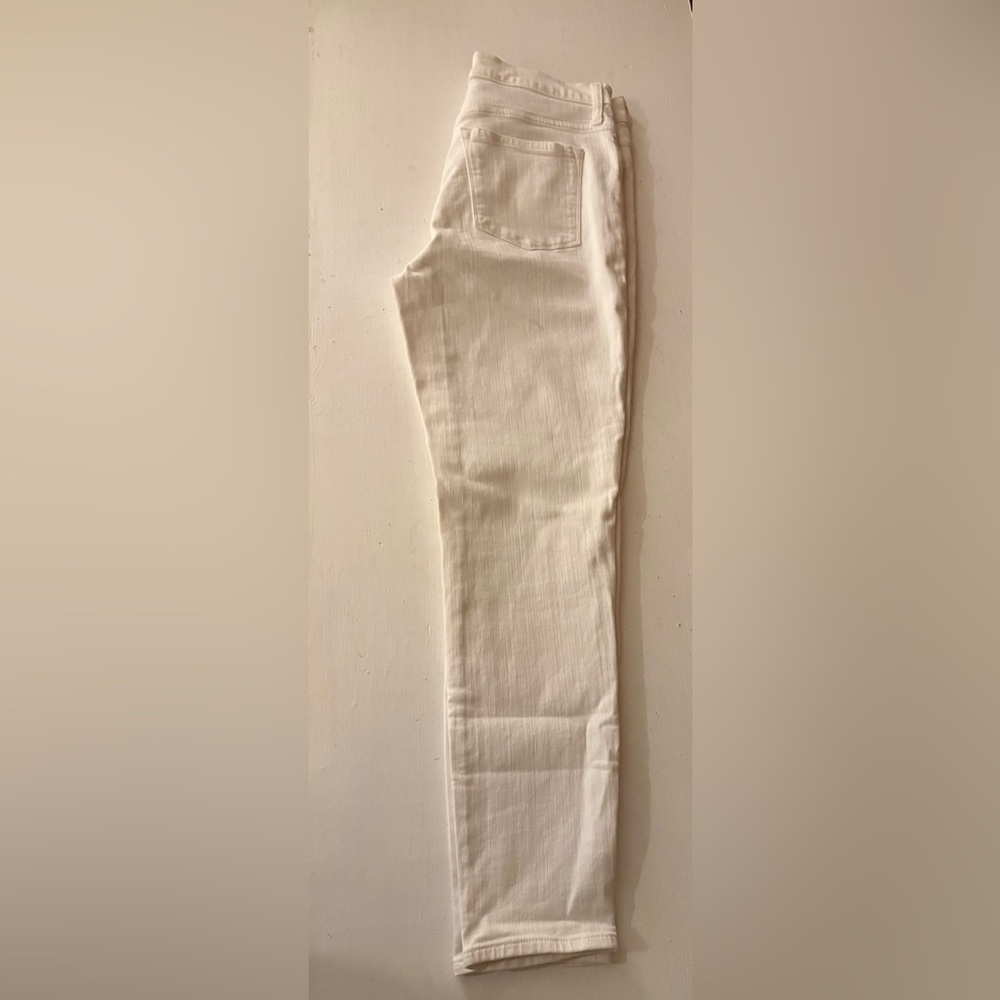 J. Crew High-Rise Skinny Pants in Cream Size 29